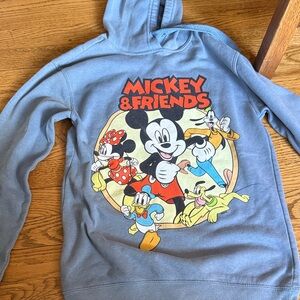 Mickey & Friends Graphic Hoodie - Light Blue.